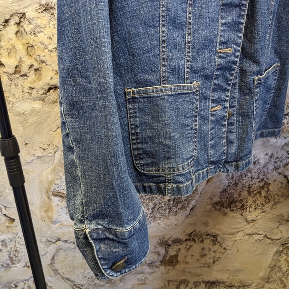 TRIBA Denim Jean Jacket Size 6 - Picture 4 of 6